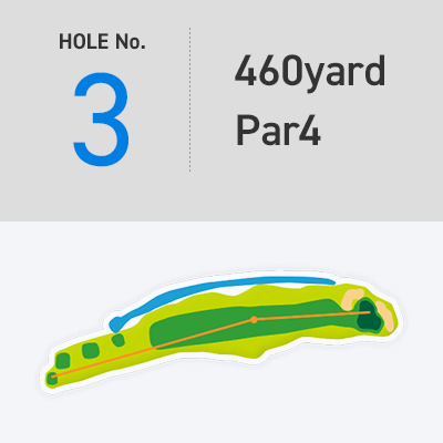 [HOLE No. 3 ] 460yard - Par4