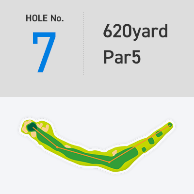 [HOLE No. 7] 620yard - Par5