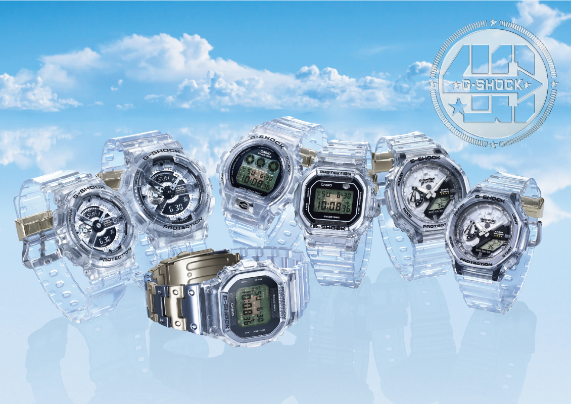 スケルトン素材で内部部品を見せる“G-SHOCK” | CASIO スケルトン素材で内部部品を見せる“G-SHOCK” | CASIO