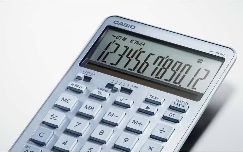 電卓の液晶部分の画像