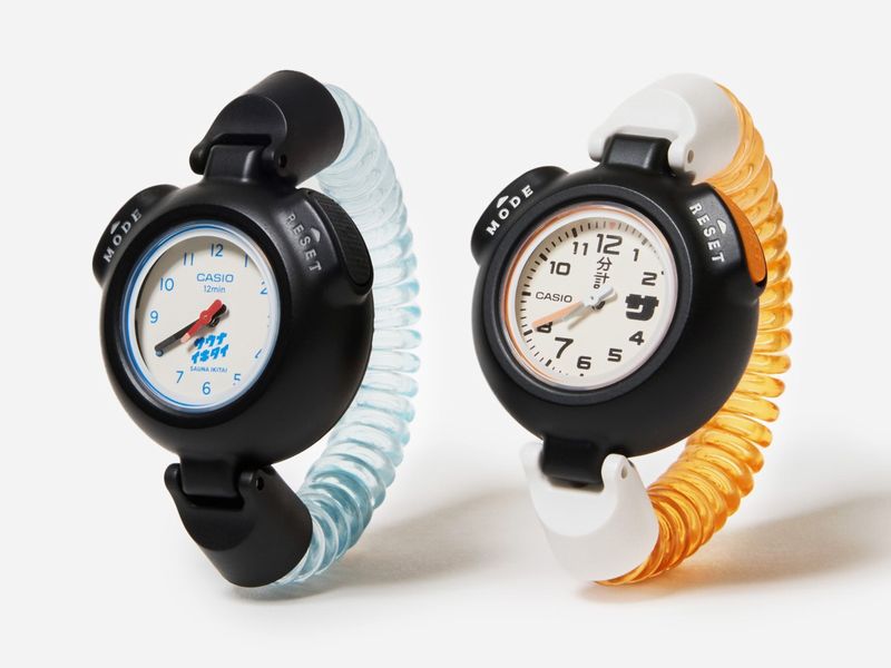 サウナイキタイコラボモデルとサ時計通常モデルの画像