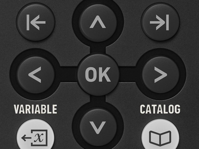 十字型カーソルキーとOKキーの画像