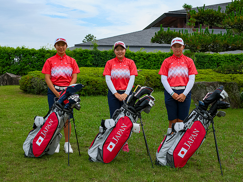 日本代表女子チーム3人の画像