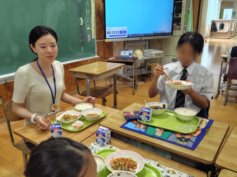 給食タイムの様子
