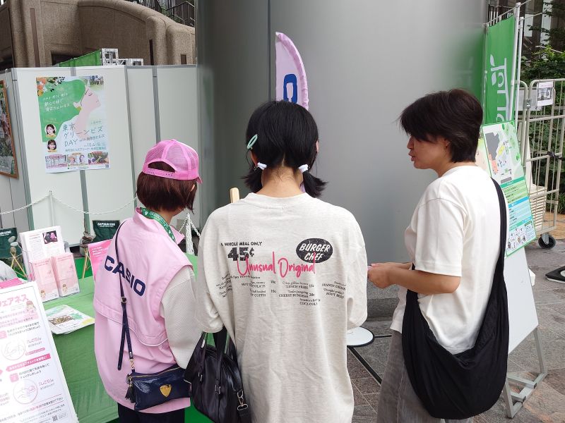 説明ブースの様子