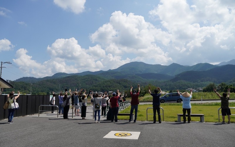 お見送りの様子