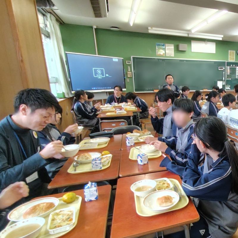給食時間の様子