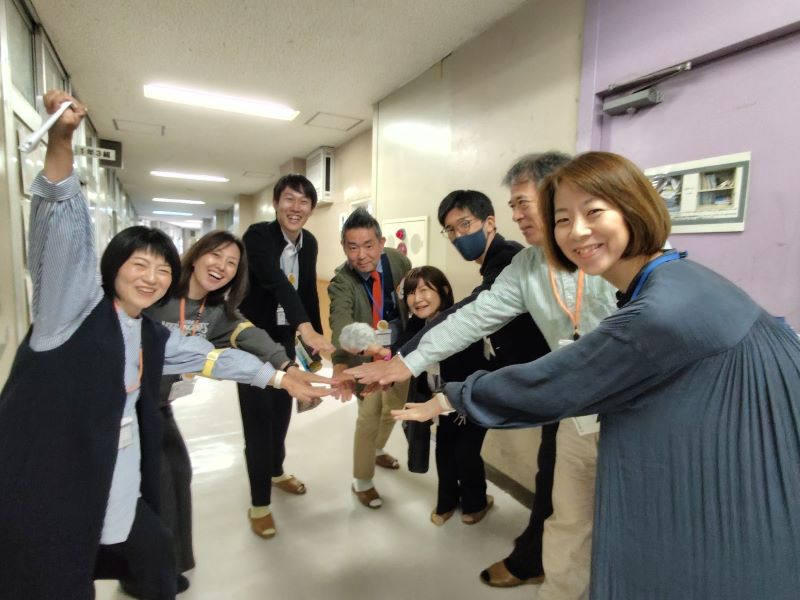 円陣を組んだ様子