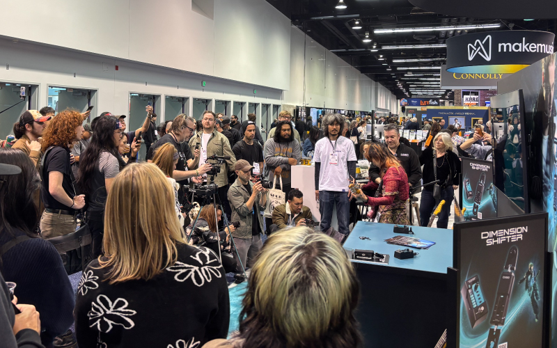 カシオブースの様子