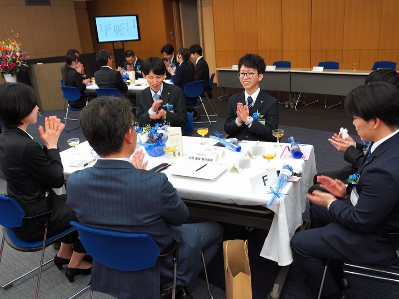 テーブルでの様子