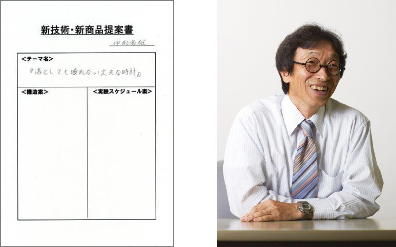 企画書と伊部菊雄の画像