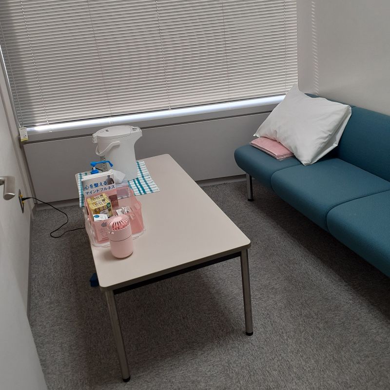 女性の休憩室の画像