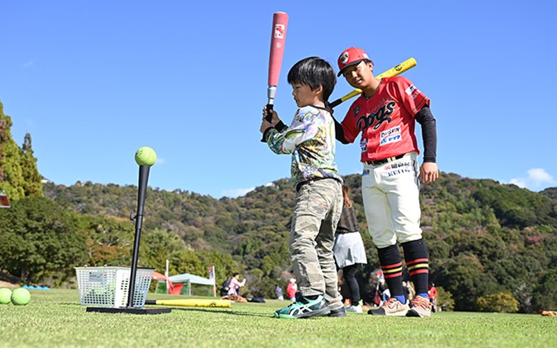 スポーツ（野球）体験会の写真