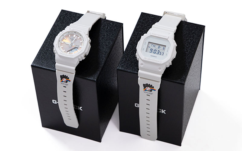 DW-5600WWとGMA-P2100PCの製品画像